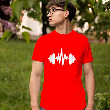 Vibrant Scarlet Red T-Shirt in 1